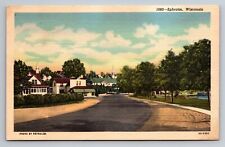 Ephraim Wisconsin Vintage Posted 1951 Linen Street View picture