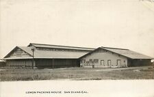 RPPC Lemon Citrus Packing House, San Dimas CA San Gabriel Valley Posted 1910 picture