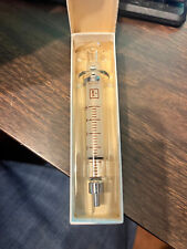 Vintage VIM Travenol 5CC #4630-C5 Glass Syringe new from old stock picture
