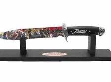 ZORRO 100th Anniversary Rough Ryder Bowie Knife With Stand & Box BEAUTIFUL picture