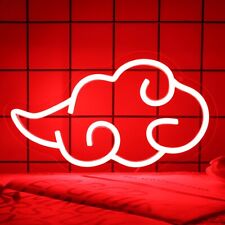 Anime Cloud Neon Signs, Red Cloud Neon Sign, LED Anime Cloud Neon Light for Wall picture