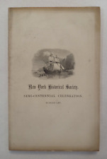 New York Historical Society Semi-Centennial Celebration, 1854 (book), great cond picture