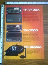 1977 ad page - Kenwood TR-7400A  TR-7500 T-559D Radio Transceiver  ADVERTISING 1 picture