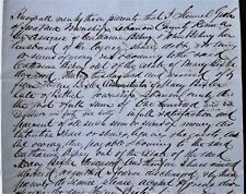 1858 antique Handwritten LEGAL DOCUMENT swatara pa SAM GROH to BICKSLER bethel picture