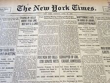 1926 APRIL 27 NEW YORK TIMES - CAPT. WILKINS MISSING 12 DAYS IN ARCTIC - NT 5578 picture