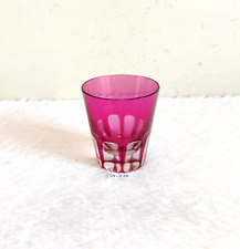 1920s Vintage Light Pink Glass Tumbler Barware Collectible Rare Decorative GT226 picture