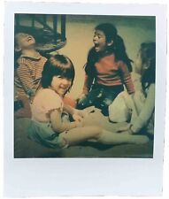Kindergarten kids in Los Angeles California 1970's Americana Genuine Polaroid picture