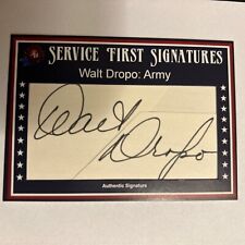 Walt Dropo Autograph 2021 Historic Autographs End Of The War 1945 SP Red Sox ⚾️ picture