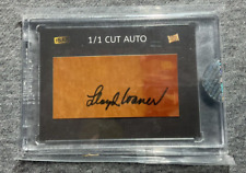 2020 The Bar Pieces of the Past Sports Edition 1/1 Auto of HOF'er Lloyd Waner picture