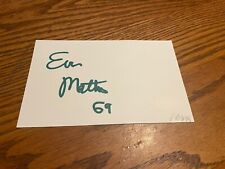 Evan Mathis Philadelphia Eagles 69 Autographed Post Card picture