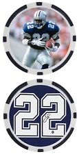 EMMITT SMITH #2 - DALLAS COWBOYS - POKER CHIP - ***SIGNED/AUTO*** picture