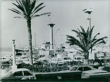 A view of Benghazi Harbour, the second largest... - Vintage Photograph 4900275 picture