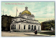 c1910 Post Office, North Side Pittsburg Pennsylvania PA Antique Postcard picture