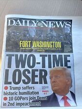 NY Daily News Newspaper January 14 2021 Two-Time Loser picture