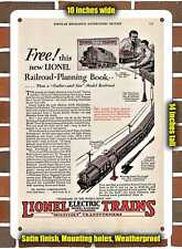Metal Sign - 1927 Lionel Electric Trains- 10x14 inches picture