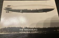 1936, HINDENBURG real photo postcard signed rev by ADM. C.E. ROSENDAHL & others picture