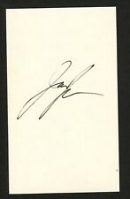 Jack Jones signed autograph auto 3x5 index card American Jazz & Pop Singer C319 picture