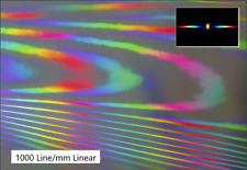 Beugungsgitter Optical Grille Diffraction Grating Sheet Linear 1000 Lines / MM picture