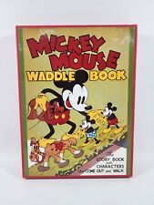 The Mickey Mouse Waddle Book 1992 Collectors Edition Book By Applewood 626/1000 picture