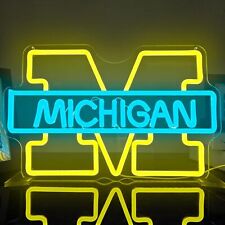 Dimmable Michigan LED Neon Sign USB Powered For Man Cave Club Bar Wall Decor picture