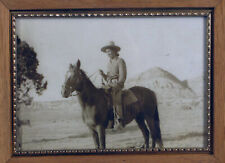 HARMON PERCY MARBLE VINTAGE PHOTOGRAPH NATIVE AMERICAN RIDING A HORSE RARE  picture