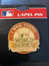 PSG Group MLB Baseball 2011 World Series “I WAS THERE” Pinback Pin — STL vs TX picture