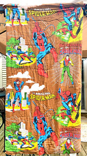 1978 Amazing Spiderman Marvel Comics Sleeping Bag Brown with Red Inside picture