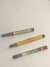 Vintage (3) IH International Harvester McCormick Bullet Pencils Hard to Find picture