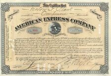 American Express Co. Signed by James F. Fargo, George C. Taylor and Fred P. Smal picture