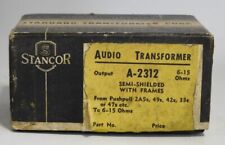NEW OLD STOCK UNUSED ORIGINAL CARTON STANCOR A-2312 PUSH-PULL AUDIO OUTPUT TRANS picture