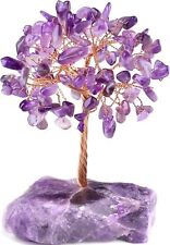 Amethyst Crystal Tree Handmade Gift Art Energy  Healing  Stones Reiki Natural picture