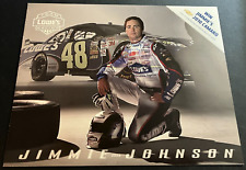 2009 Jimmie Johnson #48 Hendrick Lowe's Chevy Impala SS - 2-Page NASCAR Brochure picture