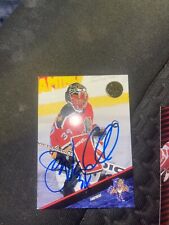 John Vanbiesbrouck signed Florida Panthers Hockey card  picture