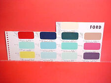 1955 FORD THUNDERBIRD FAIRLANE SKYLINER SUNLINER VICTORIA TRUCK PAINT CHIPS SW picture