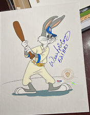 Willie McCovey Autographed “Baseball Bugs” 11x14 Serical Inscribed 521 Hrs PSA picture