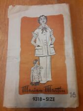 VTG Marian Martin Pattern 9318 Size 16 Maternity Top And Skirt picture