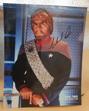 Michael Dorn Worf Star Trek Deep Space Nine Autographed Signed Picture picture