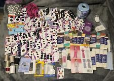 Lot of Vintage Sewing Accessories Supplies Notions Lace Hem Facing Button Covers picture