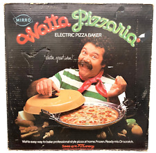 VTG 1970s Mirro WATTA PIZZARIA Electric Pizza Maker W/ Box TESTED Working picture
