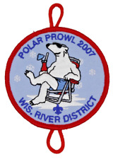 2007 Polar Prowl Wisconsin River District Glacier's Edge Council Patch Wisconsin picture