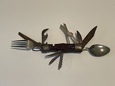 Vintage Hobo Knife Set 11Tools Folding Utility Camping Survival Knife JAPAN made picture