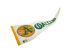 Vintage 1970s Oakland The Swingin' A's Champions Baseball 12x30 Pennant picture