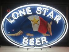 Lone Star Beer National Beer of Texa Neon Sign HD Vivid With Dimmer 24