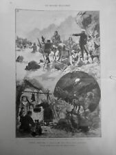 1889 Explorer Martin + Free Delivery Expedition 4 Newspapers Antique picture