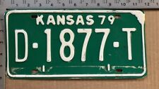 1979 Kansas dealer license plate D 1877 T Ford Chevy Dodge 10802 picture