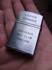 Vietnam War USAF Air Force Thailand Don Muang NCO Club Pipemate zippo lighter picture