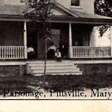 Pittsville Maryland Postcard Methodist Parsonage to Mildred Collins Salisbury picture