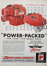 1957 Tecumseh Engines Motor Lauson 1950s New Holstein Wisconsin Vintage Print Ad picture
