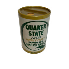 Vtg NOS Avon Quaker State Heavy Duty Powdered Hand Cleanser Full Unused Prop picture