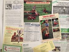 Vintage 1982 - Troy Bilt Roto Tiller Print Mailer Ad Order Form Packet picture